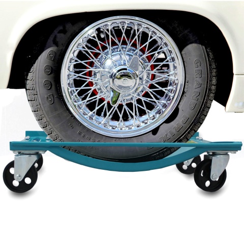 wózki manewrowe do auta 2x 450 kg stalowe koła 75 mm garaż warsztat