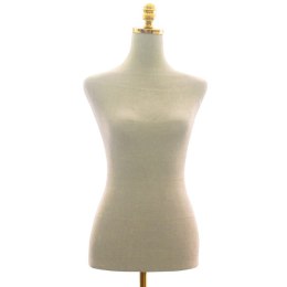 manekin krawiecki damski beżowy welur regulowana wysokość 170 - 186 cm