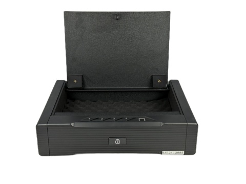 sejf biometryczny meblowy odcisk palca pin klucz kompaktowy do domu