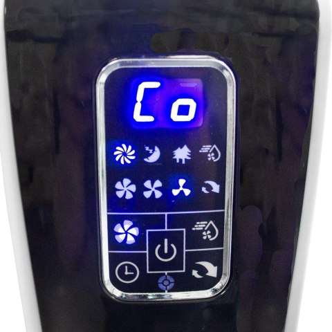 wentylator ultradźwiękowy led 3w1 z nawilżaczem pilot 75w oscylacyjny