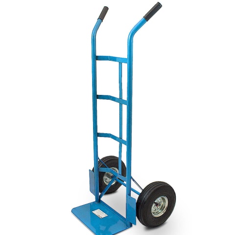 wózek ręczny transportowy 200 kg stalowy koła pneumatyczne magazyn ogród