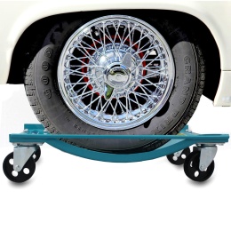 wózki manewrowe do auta 4x 450 kg stal obrotowe kółka garaż serwis