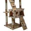 DRAPAK DLA KOTA DUŻY 170cm WYSOKI LEGOWISKO DOMEK SŁUPEK DRZEWKO BEŻOWY