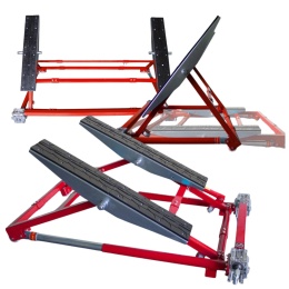 Podnośnik Warsztatowy Uchylny Mobilny 2000 kg Regulacja szerokości