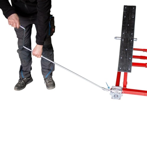 Podnośnik Warsztatowy Uchylny Mobilny 2000 kg Regulacja szerokości