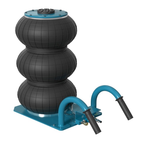 podnośnik pneumatyczny bałwanek 3t stalowy 140-450mm szybki warsztatowy