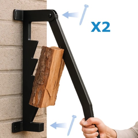 Ręczna Łuparka do Drewna Kominkowego opałowego Rozłupywarka GILOTYNA Rębak