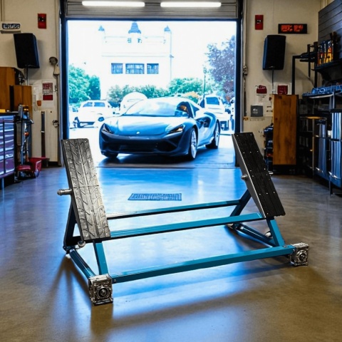 podnośnik samochodowy podnośnik nożycowy 3000 kg Regulowany 77.5 - 153 cm