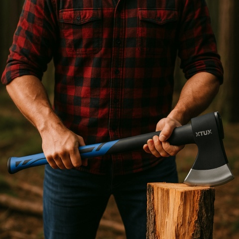 Profesjonalny Siekieromłot Rozłupujący 2700g z Trzonkiem Fiberglass Mocna