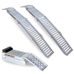 Składane Rampy Najazdowe Stalowe 200 cm 250 kg/szt (1100 kg) komplet ramp