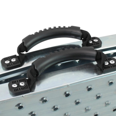 Rampa Najazd Podjazd Pojedyncza Stalowa Składana 196cm 400kg