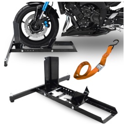 Stabilny stojak transportowy do motocykla na koła o nośności 800 kg