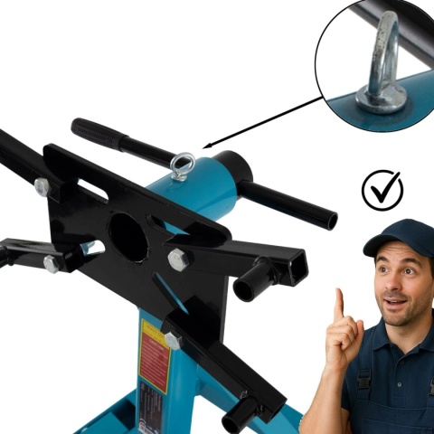 Stojak na silnik składany Podpora do montażu silnika Regulowana 900 kg