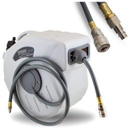 Wąż pneumatyczny automatyczny 15m bęben zwijak kompresor 1/4