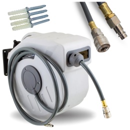 Wąż pneumatyczny na zwijaku automatyczny bęben 20m 1/4