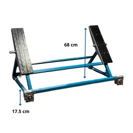 podnośnik samochodowy podnośnik nożycowy 3000 kg Regulowany 77.5 - 153 cm