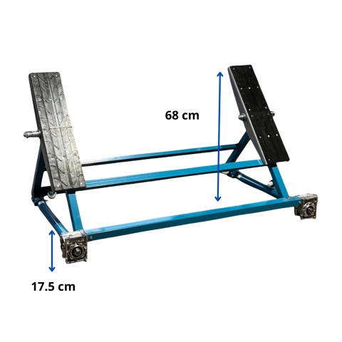 podnośnik samochodowy podnośnik nożycowy 3000 kg Regulowany 77.5 - 153 cm