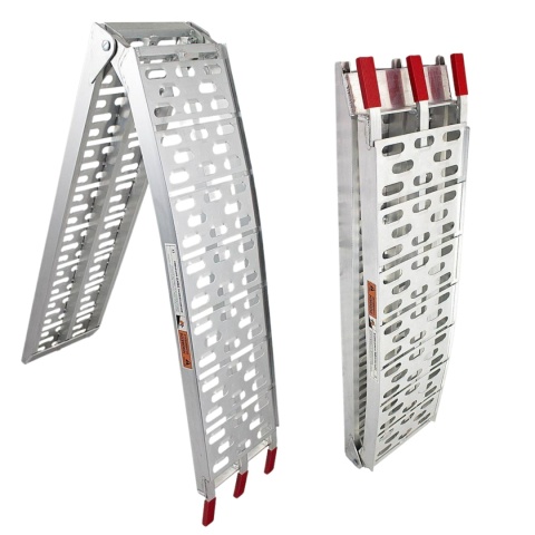 rampa aluminiowa składana 228 cm 340 kg antypoślizgowa transport motocykli