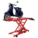 Hydrauliczny Podnośnik Nożycowy do Motocykli 360 kg 210–780 mm z Rampą