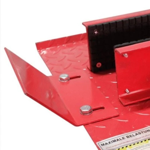 Hydrauliczny Podnośnik Nożycowy do Motocykli 360 kg 210–780 mm z Rampą