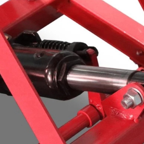 Hydrauliczny Podnośnik Nożycowy do Motocykli 360 kg 210–780 mm z Rampą