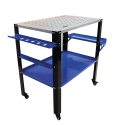 Mobilny Stół Spawalniczy Nośność 250kg Blat Perforowany 81x52x87cm