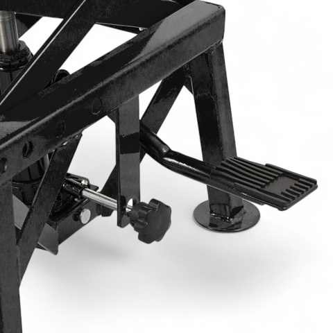 Podnośnik Hydrauliczny Motocyklowy 135 kg 35–87 cm z Gumowaną Platformą