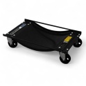 Wózki Manewrowe 450 kg 2 Sztuki Czarne Rolki Transportowe do Samochodów