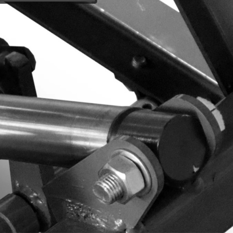 Hydrauliczny Podnośnik Nożycowy do Motocykli 360 kg 210–780 mm z Rampą