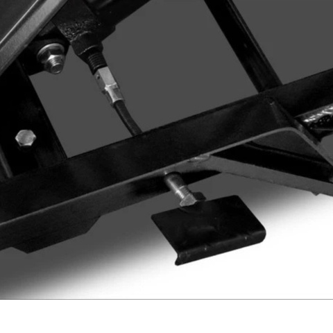 Hydrauliczny Podnośnik Nożycowy do Motocykli 360 kg 210–780 mm z Rampą