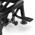 Podnośnik Hydrauliczny Motocyklowy 135 kg 35–87 cm z Gumowaną Platformą