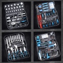 Zestaw Narzędzi 1300 el. Walizka na Kółkach Bity Klucze Nasadki Śrubokręty