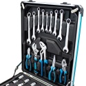 Zestaw Narzędzi 1300 el. Walizka na Kółkach Bity Klucze Nasadki Śrubokręty