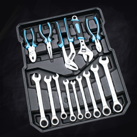 Zestaw Narzędzi BITUXX 1200 Elementów Walizka na Kółkach Warsztatowa