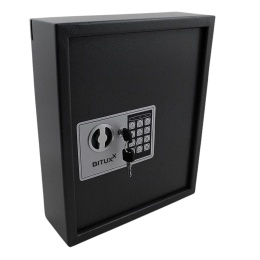 sejf na klucze 48 haczyzków elektroniczny zamek kodowy solidny czarny