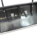 łopata do śniegu zgarniacz pług śnieżny 80cm z rolkami aluminiowa krawędź
