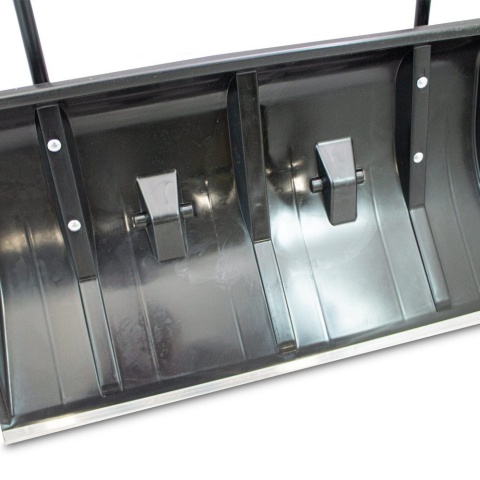 łopata do śniegu zgarniacz pług śnieżny 80cm z rolkami aluminiowa krawędź