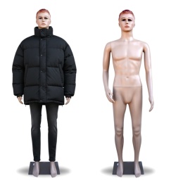 Manekin Męski Wystawowy Pełnopostaciowy 185 cm Ruchomy Naturalny