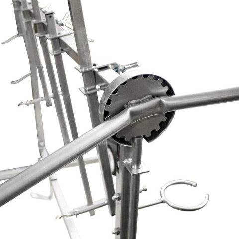 stojak lakierniczy obrotowy samochodowy 6 ramienny regulowany 220 cm