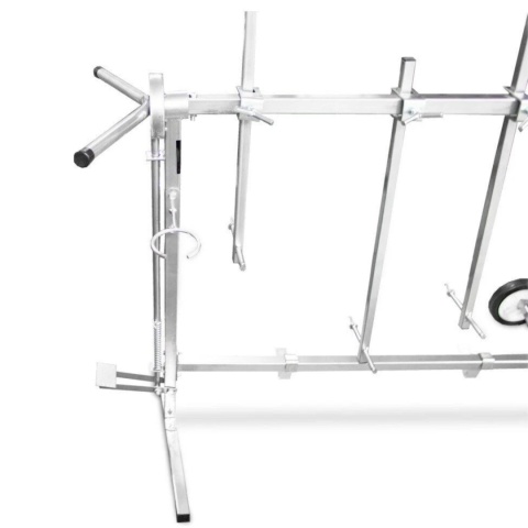 stojak lakierniczy obrotowy samochodowy 6 ramienny regulowany 220 cm