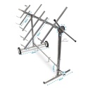 stojak lakierniczy obrotowy samochodowy 6 ramienny regulowany 220 cm
