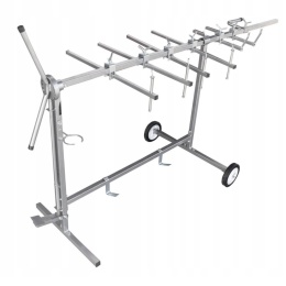 stojak lakierniczy obrotowy samochodowy 6 ramienny regulowany 220 cm