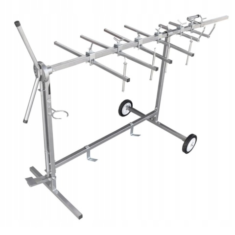 stojak lakierniczy obrotowy samochodowy 6 ramienny regulowany 220 cm