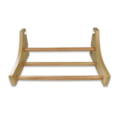 drabinka gimnastyczna drewniana 220 cm z drążkiem rehabilitacyjna bukowa