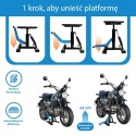 Podnośnik do motocykli enduro motorowerów z dźwignią do 150kg