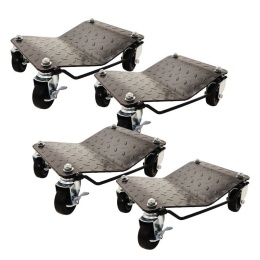 Wózki manewrowe rolkowe 4 szt 680 kg pod koła samochód osobowy