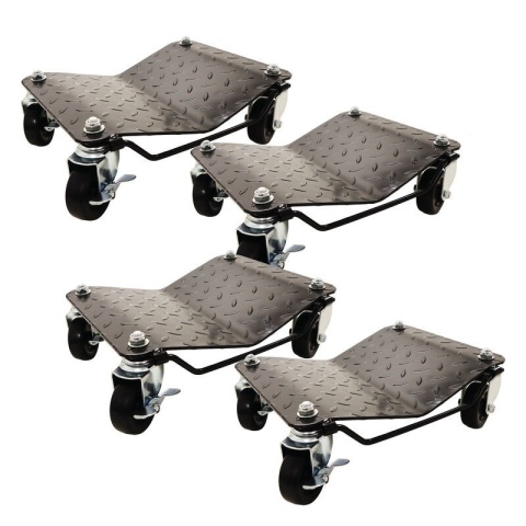 Wózki manewrowe rolkowe 4 szt 680 kg pod koła samochód osobowy