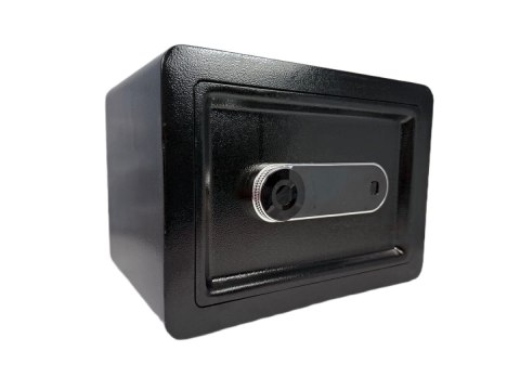 Sejf biurowy z dotykowym panelem na kod szyfr elektroniczny czarny