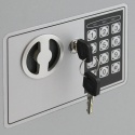 Sejf na klucze 48 haczyków zamek elektroniczny szyfrowy jasnoszary metalowy