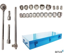 Zestaw kluczy nasadowych 3/4